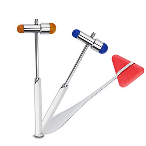 DierCosy Professional Reflex Hammer Reflex Hammer Triangle Taylor Tomahawk Reflex Hammer for Students, Nurses, Doctors Household Supplies