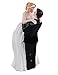 LingStar Love Romance Wedding Cake Toppers Figurines Couple Happy Bride and Groom Resin Decoration 336 Inch