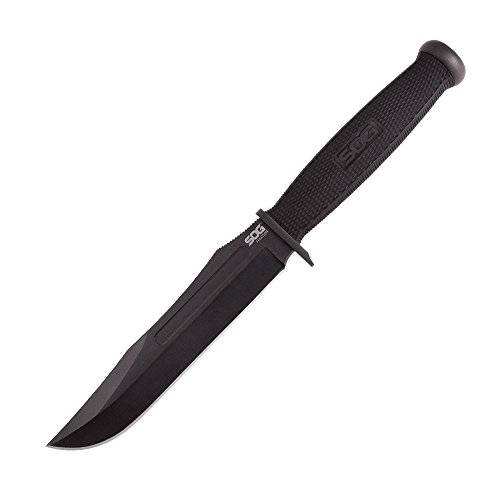 SOG Fixation Bowie Fixed Blade FX01N-CP - Hardcased Black 7