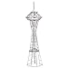 Space Needle Architectural Wire Sculpture Doodles Destinations Series