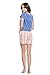 CYZ Women's 100% Cotton Woven Sleep Shorts Pajama Shorts Petite Fit with Lower Rise
