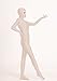 WOLF UNITARD Bodysuit Zentai Unitard with Face Open Large Flesh