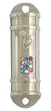 Silver Plated Car Mezuzah - Choshen Stones