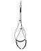 No-Sit Haunch Holder Pet Grooming loop noose - stainless steel wire rope restraint noose for Grooming Tables arm, bath dog (Small, Medium and Large Dogs)
