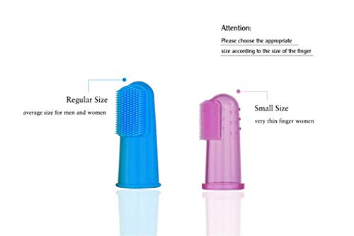 CXP Good Goods Cat & Dog Finger Toothbrush Dog Toothbrush (Regular Size+Small Size) - Thumbnail 2