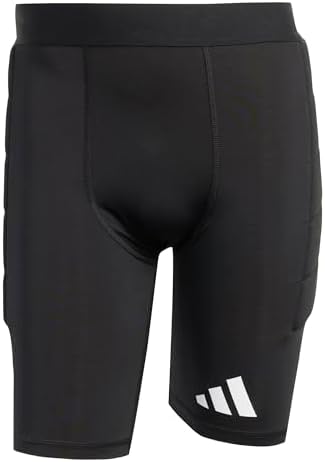 Uomo Squadra25 Padded Goalkeeper Short Tight Tights, Black/White, M
