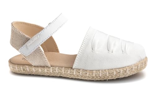 Pablosky Jute 610201 Sandale, weiß, 25 EU