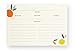 Kate Spade New York Double Sided Recipe Card Refills, Set of 40, Citrus Twist