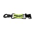 LINE2design Glove Strap - Firefighter Work Glove Holder - Emergency Firefighting Rescue Turnout Gear Reflective Nylon Webbing Gloves Safety Leash with Heavy Duty Alligator Clip - Green
