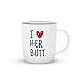 Triple Gifffted Funny Couples Gifts For Christmas, Wedding Anniversary, Engagement, Valentines Day Girlfriend Boyfriend Couple Gift, His & Hers, Bride & Groom, Him & Her, Ceramic, 380ML