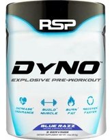 RSP Nutrition Dyno Pre-workout, Blue Razz, 30 Servings