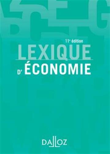 Lexique d'économie