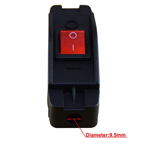 20A Heavy Duty Inline Cord Switch,Large Current inLine On/Off Rocker