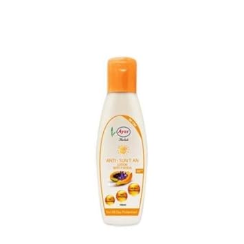 Ayur Herbal Anti Sun Tan Lotion with Papaya 100 mL