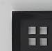 Arts & Crafts Mission Style Oil Rubbed Bronze One Gang Switch Plate - One Push Button Light Switch Opening