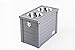 New Age Pet ECOFLEX Piedmont 2-Bowl Elevated Dog Feeder with Sliding Lid Storage Bin - Grey, Ideal for Small Spaces and Taller Dogs, Easy to Clean and Assemble, Non-Toxic and Moisture Resistant