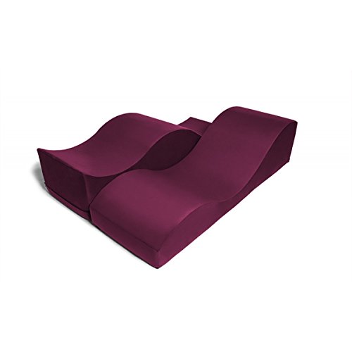 Liberator Equus Wave Lounge And Bedside Bench Liberator Equus Wave Convertible Lounge and Bedside Bench, Merlot