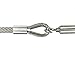 HEVERP 30 PCS M6 Stainless Steel Thimble for 7/32-1/4 Inches Diameter Wire Rope/Cable