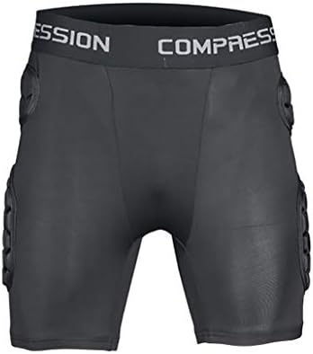 Sharebeauty Men's Padded Football Protecitve Gear Set Training Suit Rib Protector