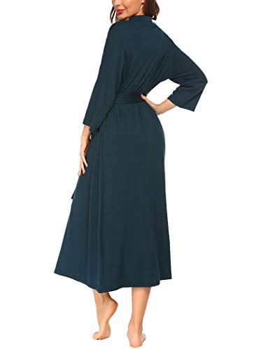 3 Ekouaer+Lightweight+Sleepwear+Bathrobe+Loungewear