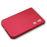 Coco Digital USB 2.0 2.5" SATA Hard Drive Disk HDD HD External Enclosure Case-Red