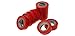 Uxcell a09061100ux0007 10pcs Red Adhesive Electrical Installation PVC Plastic Tape (Pack of 10)