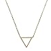 SPUNKYsoul Triangle Necklace Collection (Small Gold)