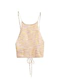 SweatyRocks Women's Sleeveless Space Dye Knit