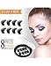 Magnetic Eyelashes, Fake Eyelashes Extensions No Glue Reusable 3D Mink Lashes Kit Natural Look Beauty Enhancer, Make-up Accessorie, Black (Single Magnet, 8 Pcs 2 Pairs)