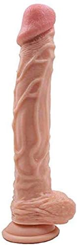 10 Inch-D-ǐld-o Hands Free Waterproof Massage with Strong Suction Cup
