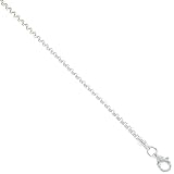 Sterling Silver ROUND BOX Chain Necklace 2mm Medium Thin Nickel Free Italy, sizes 16 - 30 inch