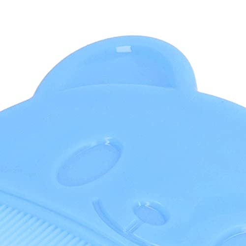 Baby Scalp Scrub Brush Baby Scalp Brush Soft Fluffy Bath Handle (Blue