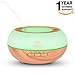 Diffuser for Essential Oils and Humidifier for Bedroom Cool Mist Ultrasonic Aromatherapy Fragrance Oil Diffuser with 7 Color LED Lights Office Home Baby Yoga Spa 300ml Wood Grain