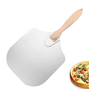 Amiispe Professionele pizzaspel met extra stevige handgreep van eikenhout