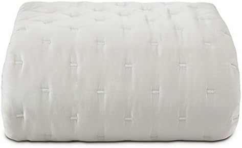 Vera Wang Luster Quilt, Queen, Cloud Grey