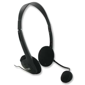 Amazon.com: iCon Stereo Headset w/ Flexible Boom Microphone: Computers & Accessories