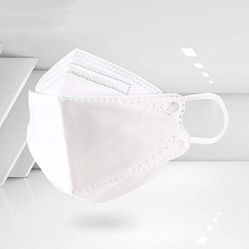 Zitainn KF94 Face Ma-sk 20 pcs Triple Filter Ma-sk 94% Filtration Adaptable Nose Bar 3-Layer Face Ma-sk Soft & Breathable Against Droplet Dust Particles Pollution(20pcs/Box)
