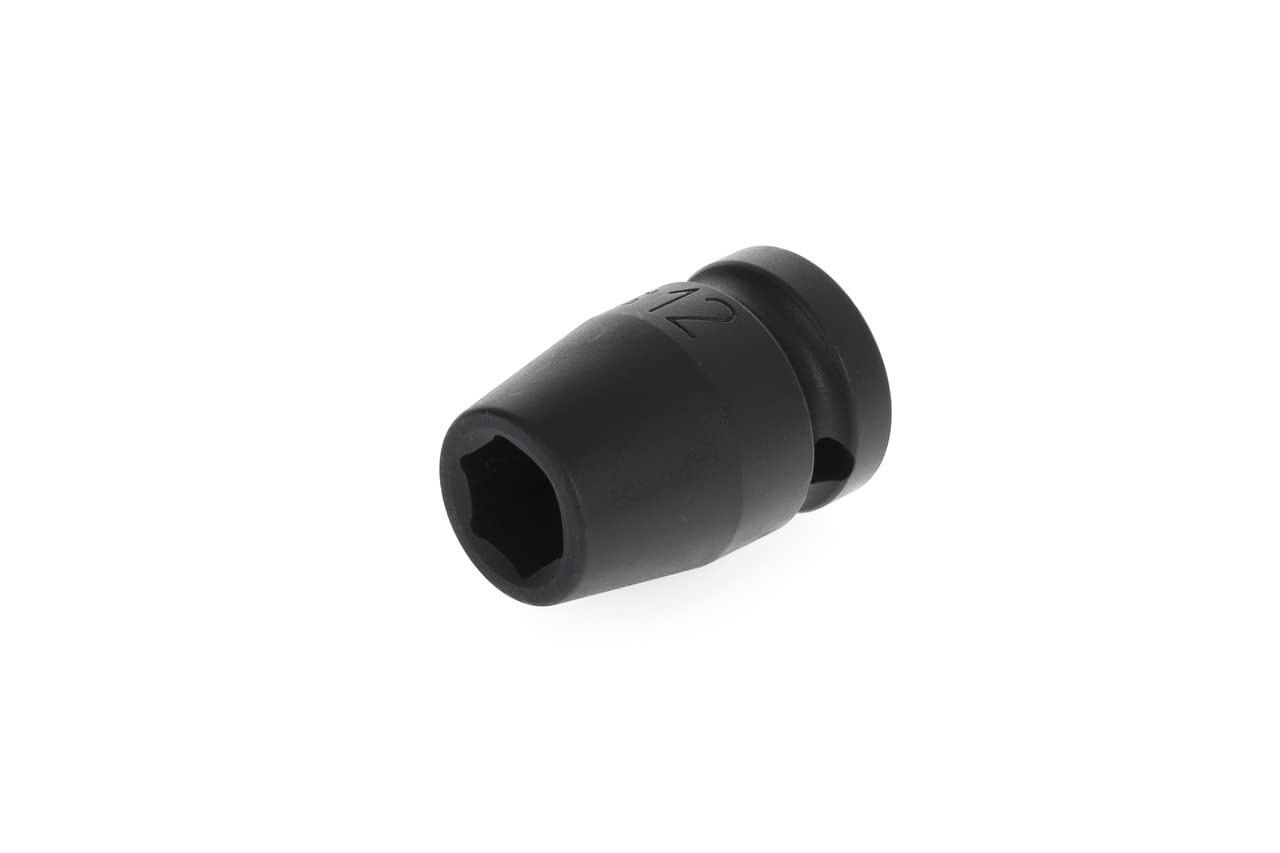 GEDORE Impact wrench socket, Socket, 1/2" 12.5 mm drive, Hex UD profile, SW 12 mm, Machine-operated, Automotive, K19 12 โ image 1