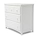 Delta Children 3 Drawer Dresser, Greenguard Gold Certified, White