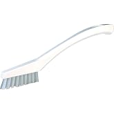 1/2 in W Detail Brush, Stiff, 5 1/2 in L Handle, 2 in L Brush, White, Plastic, 8 in L Overall - 1 Each