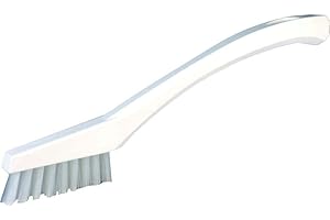 Vikan 44015 Hand-Held Detail Brush, Polypropylene, Polyester Bristle, 8-5/64", White