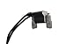 MOTOKU 394891 Ignition Coil Module for Briggs & Stratton Armature Magneto 16HP 17HP 18HP Horizontal & Vertical Twin L-Head Cylinder Engine for MTD Riding Mower 392329 590781 42A707 42A777 422707