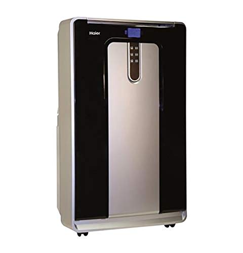 Haier HPND14XHT 14, 000 BTU 115V Dual-Hose Portable Air Conditioner with 10, 000 BTU Heat Mode