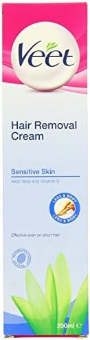 Veet Sensitive Skin Hair Removal Cream Aloe Vera &amp; Vitamin E 200ml Shipping Fast