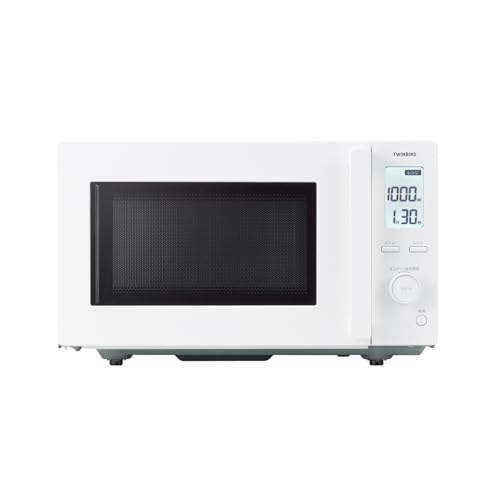 ツインバード 電子レンジ 単機能 フラット 1000W 高出力 解凍 時短 EDR-FB82W