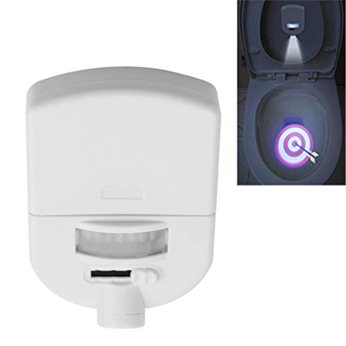 Pulison Motion Sensor LED Toilet Night Light Gag Gifts for Easter Toilet Projector Light Night Light for Use On Toilet Bowls Children Potty Training
