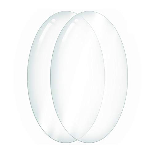 Icona Bay Oval 4x6 Glass Replacement for Frames (2 Pack