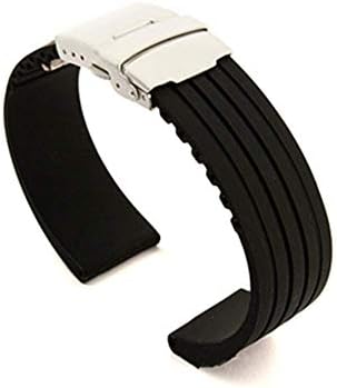 ATEZI Watch Straps Silicone Quick Release Soft Rubber Replacement Watch Bands for Men and Women | Two Colors, 18mm, 20mm, 22mm, 24mm