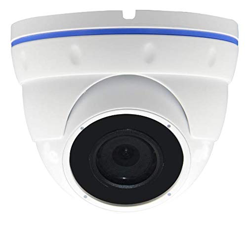 Urban Security Group Motorized 2.8-12mm Lens 5MP H.265 IP PoE Dome Security Camera: 2592x1944, 4X Optical Zoom, IR LEDs, Weatherproof, ONVIF 2.6 : Business Grade