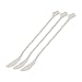 Healthcom 300 Count Disposable Coffee Tea Spoon Stir Swizzle Sticks Plastic Food Grade Coffee Stirrers Mini Tea Stirrer Spoon,Beige